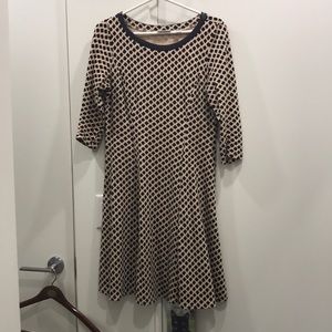 NY & Co. Dress with Pleather Trim Neckline